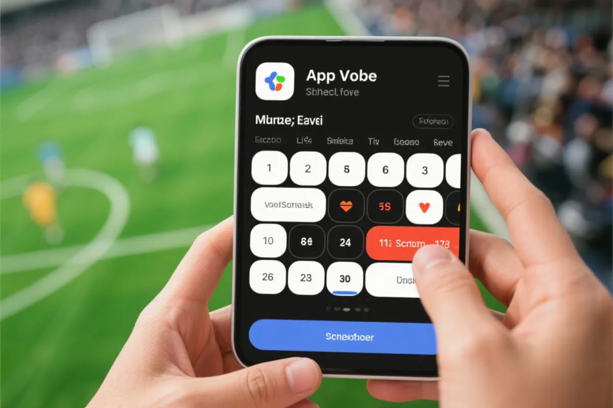 亚冠官方App界面示意